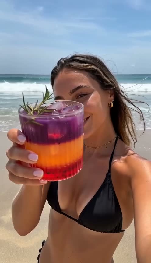 Beach drink